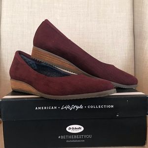 Dr. Scholl’s Dark Red Flats Size 8